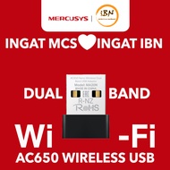 Mercusys AC650 Wireless Nano Size Dual Band USB Adapter for Desktop MA20N (Powered by TP-Link) @ IBN