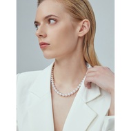 COMETRUE Japan AKOYA Seawater Female Beaded Pearl Necklace [Certificate of True Scientific Research]