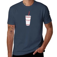 Five Guys Cup T-Shirt Minimalist Casual Short Sleeve Top