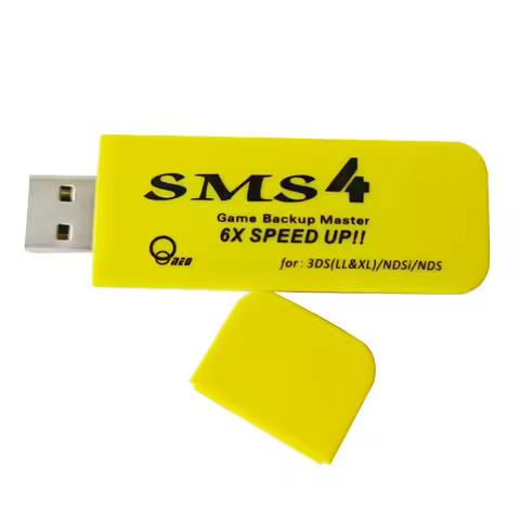 High 6 Speed Up Super Memory Stick V4 SMS4 Save Dongle Game Data Plug & Play Compatible with 3DS DSi