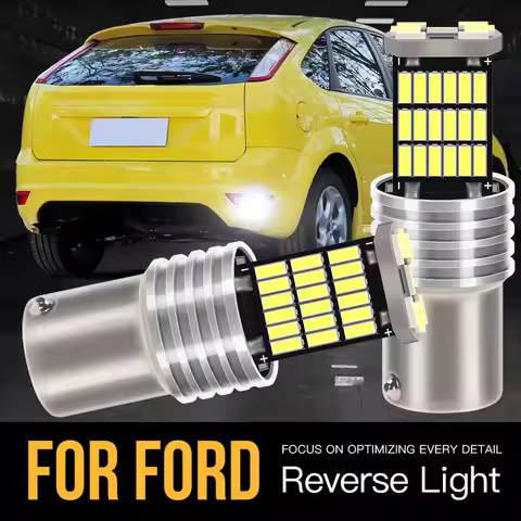2pcs P21W BA15S Canbus LED Reverse Light For Ford B-Max C-Max Fiesta 4 5 MK4 MK5 Focus 2 MK2 Galaxy 