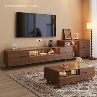 Small Apartment Cabinet Living Room Coffee Table Retractable Storage TV Integrated Cabinet TV Cabine