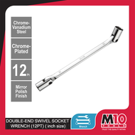 M10 Double-End Swivel Socket Wrench (12PT) - inch - 3/8" x 7/16" 5/8" x 11/16" 11/16" x 3/4"  3/4" x