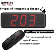 Daytech Wireless Queue Calling System Restaurant Pager for Cafe/Clinic/Counter