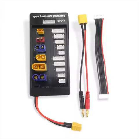 NEW XT90 XT30 EC3 EC5 T XT60 6S Connector Lipo Battery 6-in-1Charger Board 2-6S For Imax B6 B6AC IDS