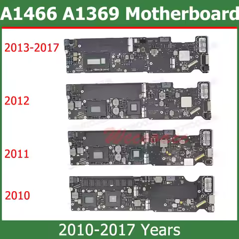 Original A1466 A1369 Motherboard For Macbook Air 13” A1466 A1369 Logic Board i5 i7 4GB 8GB 2010-2017