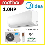 Midea Xtreme Dura 1.5hp R32 Non Inverter Aircond MSXD-12CRN8 Super ionizer Wall Mounted Air Conditioner R32 Non-Inverter Aircond