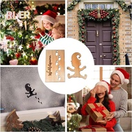 Gnome Stencil Gnome Window Gnome Footprints Christmas Gnome Footprint Template - Stencil Wooden Foot