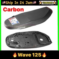 Honda Wave125 Seat Assy (Carbon) SAKORN SA KORN 3D WAVE 125 S X WAVE125S RACING SEAT CUSHION KUSYEN