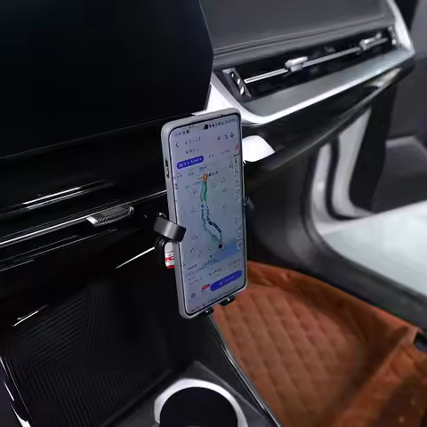 For BMW X1 IX1 U11 2023-2025 ABS Black Car Central Control Mobile Phone Holder GPS Navigation Bracke