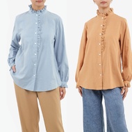 Poplook Layianna Front Button Blouse