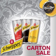 Schweppes Soda Water/Ginger Ale/Tonic Water (320ml x 24 Cans)