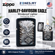 Zippo 28485 Harley-Davidson Eagle Swooping Down | Windproof Lighter | 100% Original | Made in USA
