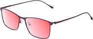 Calabria Roosevelt Rectangular Pink Tint FL-41 Reading Glasses Women's Blue Light Sensitivity Migrai