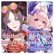 Mysta Enna 生日 音聲 （包 壁紙）nijisanji en birthday voice wallpaper