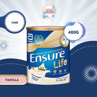 [Single Tin] Abbott Ensure Life With HMB Adult Nutrition Vanilla 400g
