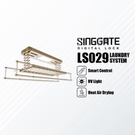 FREE Installation SINGGATE LS029 Smart Laundry System Drying Rack\Automatic Laundry Rack