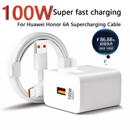 For Huawei Honor 100W Super fast charging 6A Type C Cable for P50 Pro Mate 40 Nova 9 Honor 50 Pro Fa