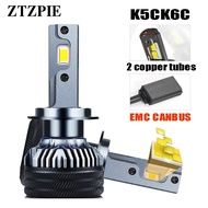 ZTZPIE 180W Powerful 6000k K5C K6C 9005/HB3 9006/HB4 H1 H7 H4 H11 2 Copper Tube  Canbus Led Car Head