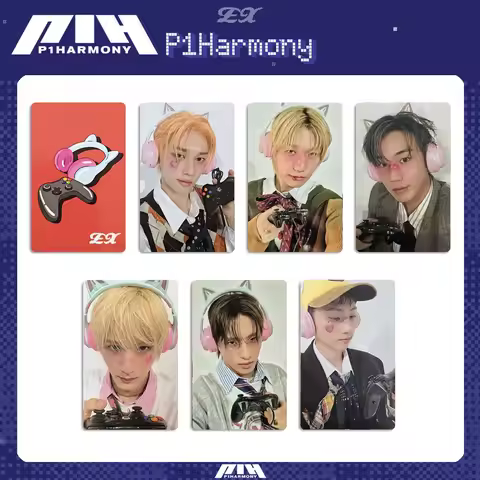 6/30Pcs/Set Kpop P1Harmony New Album UM CLOSE UP Ver Selfie Lomo Cards THEO INTAK JONGSEOB JIUNG Glo