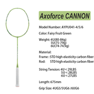 Li Ning Axforce Cannon (100%Original)badminton racket Immortal Fruit Green novice training offensive