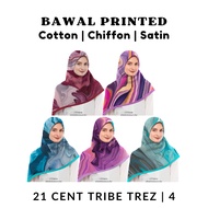 CTT4 Tudung Bawal COTTON, CHIFFON, SATIN Bidang Besar Bidang 45, 48, 50, 53, 55, 60 CENT TRIBE TREZ