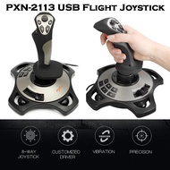 PXN PRO 2113 Flight Simulator 4 Axles Fixed Gamepad Controller Joystick for PC/Desktop with Keyboard