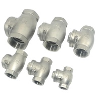 1/2" 1" 3/4" 1-1/4" 1-1/2" 2" Horizontal Non-return Valve 304 Stainless Steel Swing Check Valve One