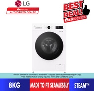 LG 8kg Front Load Washer with 6 motion Inverter Direct Drive FB1208S6W Washing Machine