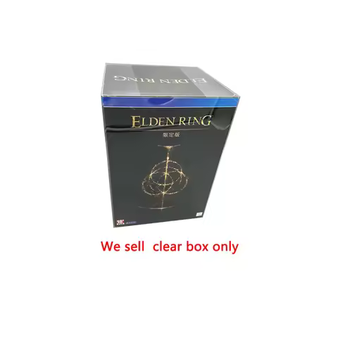 Transparent PET Storage box Display box for PS4/PS5 for Elden Ring Game Edition Limited Protective b