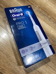全新未拆全聯購入白色Oral-B歐樂B PRO1 1000 3D電動牙刷 含恆隆行保證書可以登陸保固 大台北可以面交自取