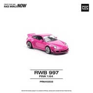 ((Xiaojia Garage) 1/64 POP RACE RWB 997-PINK
