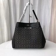 Chris精品代購COACH 寇馳 57612 魚嘴包 馬蹄包 灰色手提包 原裝正品 美國代購