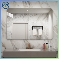 Bathroom mirror made of acrylic wall mounted non perforated toilet makeup mirror wall mounted toilet household bathroom mirror