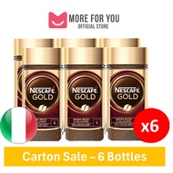 💕MORE FOR YOU💕Nescafe Gold Rich Aroma & Smooth Instant Coffee 200g x 6 bottles (Made in Italy)