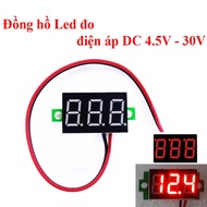 Đồng Hồ Led Đo Áp - Báo Volt DC 2 Dây 4.5~30V (036inch)