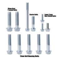 PTNHZ B Series Transmission Bolt Kit Metal Hard Engine Screws Rustproof Bolts Set Compatible For Hon