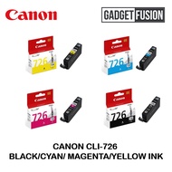 CANON CLI-726 BLACK/CYAN/ MAGENTA/YELLOW INK (CLI-726BK/CLI-726C/CLI-726M/CLI-726Y)