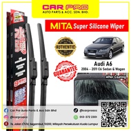 Audi A6 2004 - 2011 C6 Sedan & Wagon 1 Pair MITA SILICONE COATING Aero Front Wiper Blade TWIN Set 22