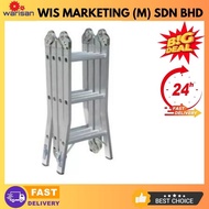 [READY STOCK] STRONGMAN Heavy Duty Multi Purpose Ladder 12 / 14 / 16 / 20 / 24 Step // STRONGMAN Hea