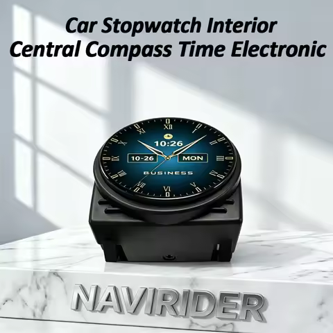Yes Car LCD Smart Stopwatch Central Compass Time Car Electronic Clock For Benz C/E/S/G/CLS/ W205 W46