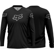 Fox Black Long Sleeve Cycling Jersey