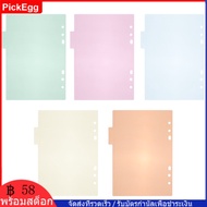 10Pcs A4/A5 Binder วงเวียนป้าย Insertable Multicolor พลาสติก Tab สำหรับ Office