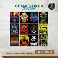 Gamer zone stickers, game lover stickers (42 pcs)