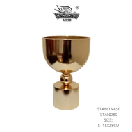 STAND VASE / GOLD VASE / PASU ORKID / VASE ORCHID / FLOWER POT / TROPHY VASE