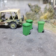 Accessories Diorama Trash Can Scale 1/64