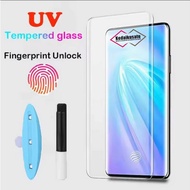 Vivo X100 Vivo X100 Pro Tempered Glass Clear CURVED UV LASER CURVED FULL GLUE Vivo X100 Vivo X100 Pr