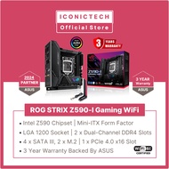 ASUS ROG STRIX Z590-I GAMING WIFI (MB-INTEL-1200) mini itx Motherboard or Bundle With Intel Core i9-