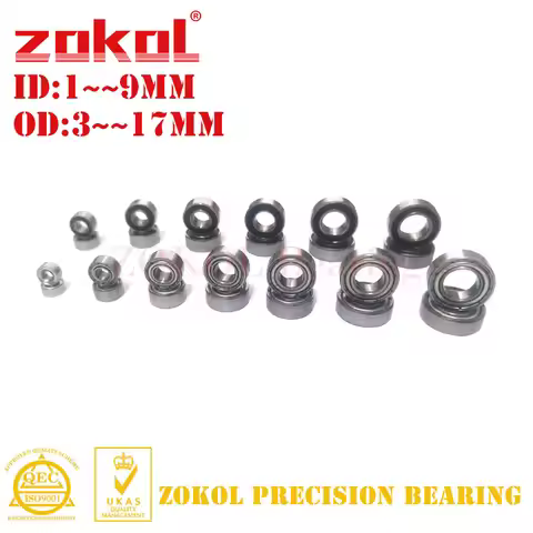 10/200Pcs/Lot 681 682 683 684 685 686 687 688 689 ZZ 2RS Motor Metal Shielded Miniature Deep Groove 