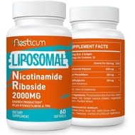 2000 MG Nicotinamide Riboside, NMNH Supplement Alternative, Liposomal Nicotinamide Riboside Suppleme